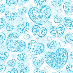 Seamless pattern of hearts N60