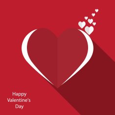 Happy Valentine's card N25