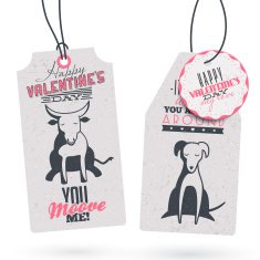 Vintage Valentine's Day Gift Tags N4
