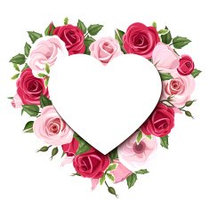 Background with roses and lisianthus flowers Vector eps-10