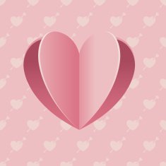 Heart Shape Background (Seamless Pattern Background) N2