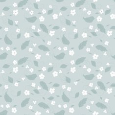 little white flowers seamless pattern