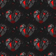 Geometric 3d Broken heart N5