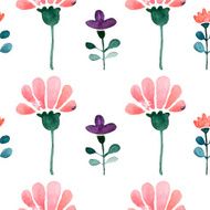 Watercolor seamless pattern N78