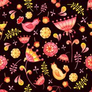 Vector watercolor pattern