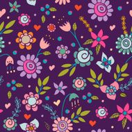 Floral cute seamless pattern N16