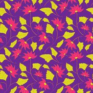 Flower seamless spring pattern