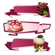 Sweets paper banners N2