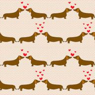 Cartoon dogs patern N2