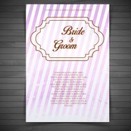 wedding invitation N170