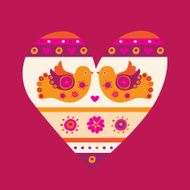Valentines Day Heart Vector illustration
