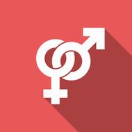 male and female sign icon