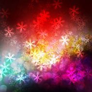 Winter delightful snowfall background N142