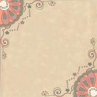 Retro background with ornamental pattern N2