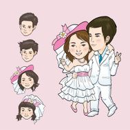 Wedding Cartoon N12