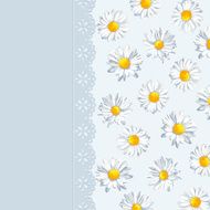 Invitation cute card with summer background Greeting -Illustration N2