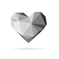 heart abstract isolated on a white backgrounds N5