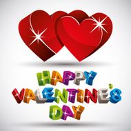 Valentine card vector N2