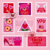 Valentine&acute;s day Stamp Set