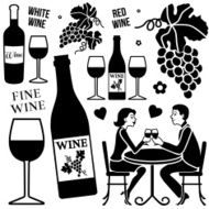 drinking wine
