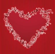 Swirly Heart Frame