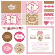 Vintage Wedding Set - for Wedding Bridal Shower