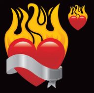 Flaming heart N4