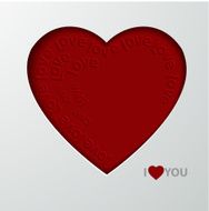 Creative paper heart N3