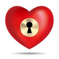 Locked heart concept N2