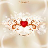 White valentine background