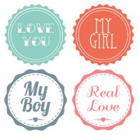 Valentines stickers N4