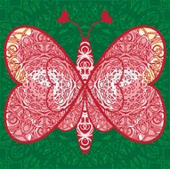 Mandala Heart Butterfly