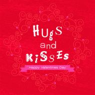 Hugs and Kisses (Greetings Card) N2