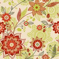 Bright spring seamless pattern with flowers N3