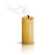 Extinguished candle