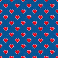 Pixel heart pattern N3