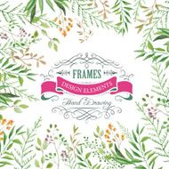 watercolor design elements N9