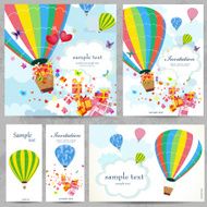 Set of floral cards for your design N14