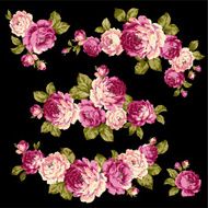 decoration of rose N36