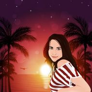 Beautiful Tropical Night