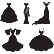Wedding dress set