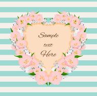 Heart of flowers N9