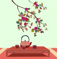 Sakura Tea ceremony Menu N3