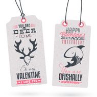 Vintage Valentine&#039;s Day Gift Tags N6