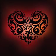 Ornamental Heart Love N3