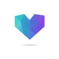Heart abstract isolated on a white backgrounds vector illustration N16