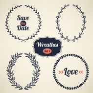 Set of wedding wreathes N2