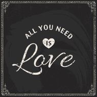 Valentine&#039;s Day vector poster N172