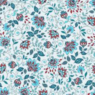 elegant seamless floral pattern N4