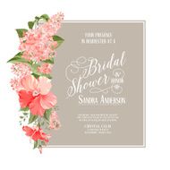 Bridal shower card N6